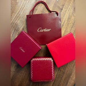 Cartier gift box bag set sturdy box new